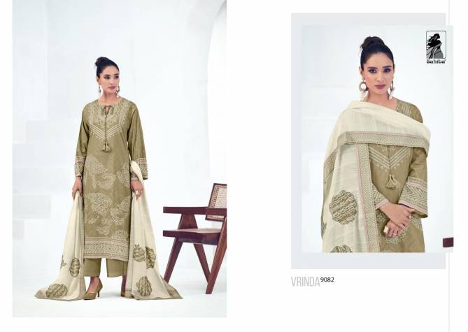 Vrinda By Sahiba Moscow Cotton Printed Heavy Dress Material Wholesale Market In Surat